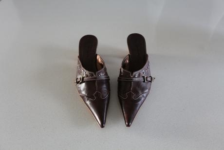 Tmavo hnedé topánky, 37