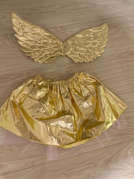 Kostym na karneval zlaty anjel, 