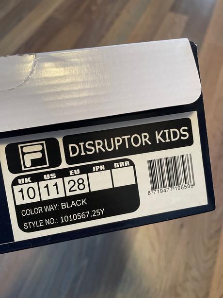 Tenisky disruptor kids, fila,28