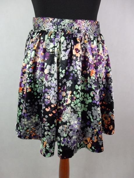 Kvalitná saténová sukňa, h&m,36