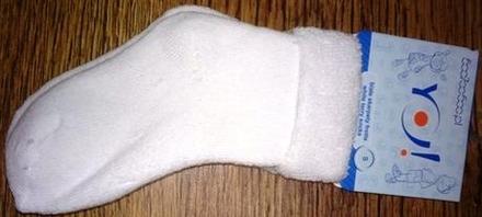 Biele frote ponozticky, 19 / 20