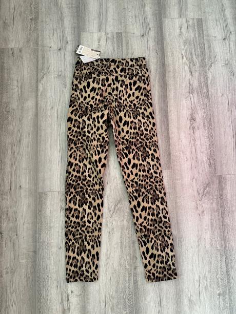 Leopardie push up džínsy, calzedonia,s