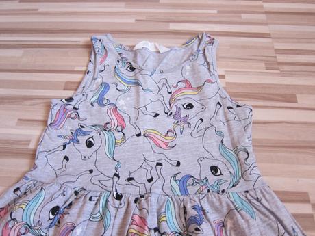 Šaty s jednorožcom, h&m,134