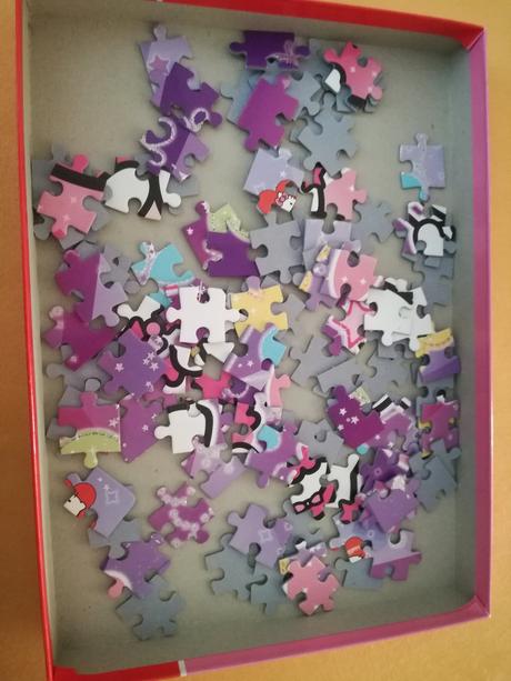 Glitter puzzle hallo kitty,