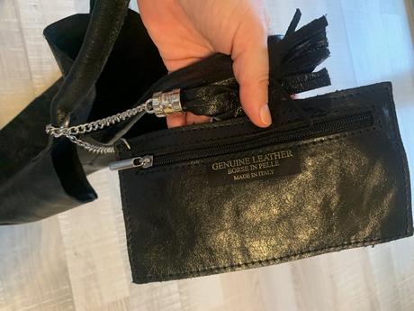 Kožená kabelka - nová,