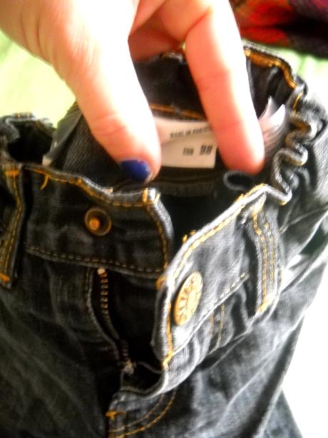 Fit original jeans-top stav, h&m,98