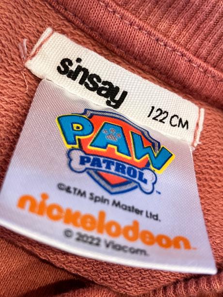 Dievčenská mikina paw patrol (122), sinsay,122