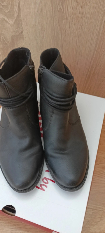 Prechodné kotníkové kožené topánky rieker vel. 36, rieker,36