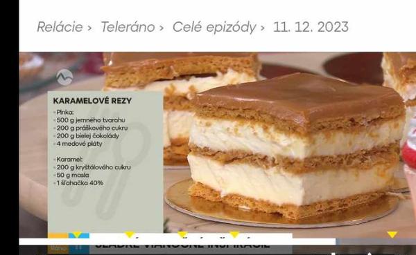 Recept na karamelové rezy: Je všetko správne?