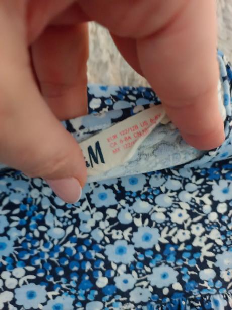 Letné šaty h&m 122/128, h&m,122