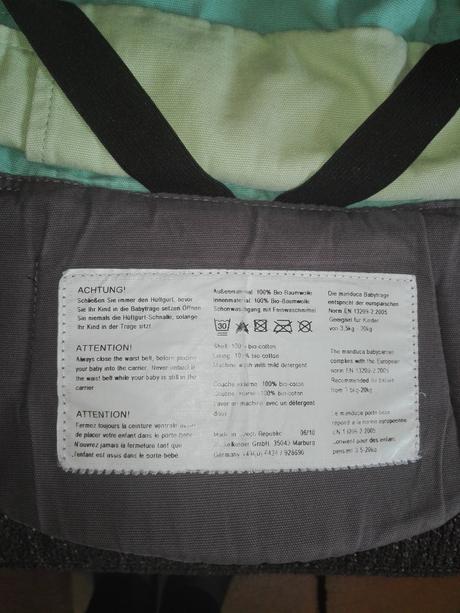 Ergonomicky nosič manduka, manduca