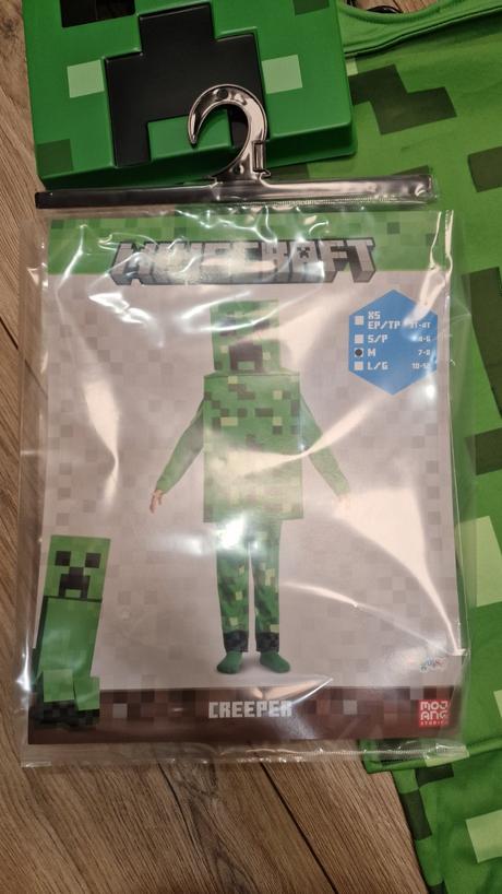 Kostým minecraft creeper,
