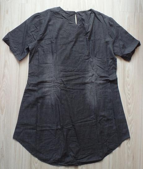 Letné šedočierne minišaty, v. l/xl, xl