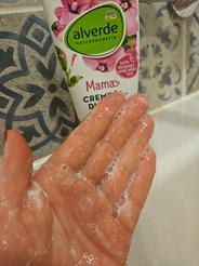 alverde NATURKOSMETIK Mama krémovo-olejový sprchovací gél, 200 ml