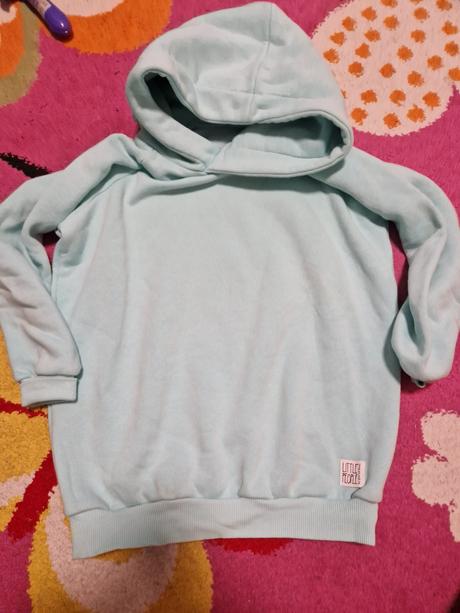 Little people tepla mikina s kapucnou vel. 128, little people,128