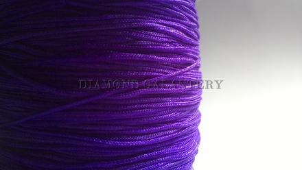 Shamballa šnúrka nylonová 0,8 mm - fialová, 