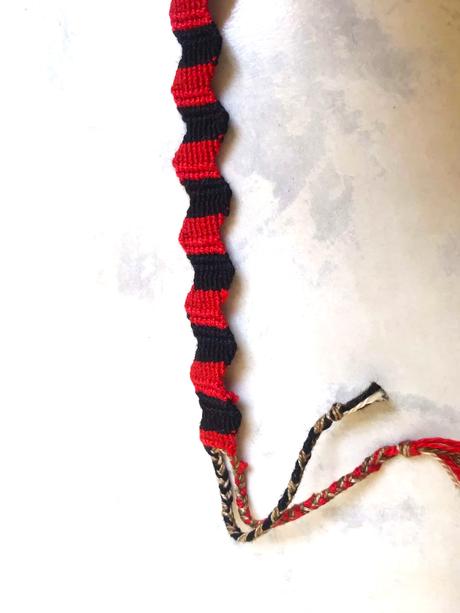 Tkané etno náramky - sada 15 ks,