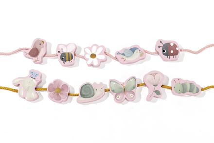 Navliekacie korálky kvety a motýle, 