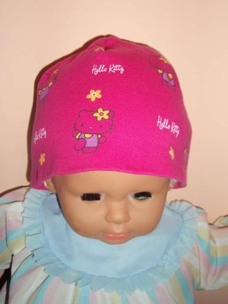 Čiapka hallo kitty vel.1-2.roky ciklamenová ružova, 80