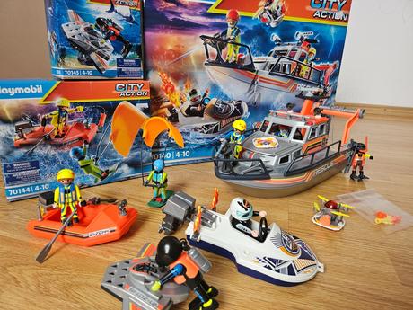 Playmobil sety - záchranná misia, 