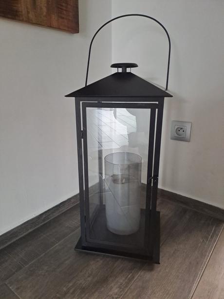 Lampáš + veľká sviečka na baterky, 