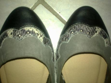 Sedo-cierne balerinky, f&f,36