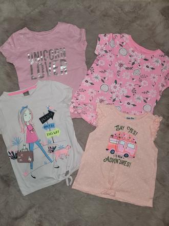 Dievčenský balík - tričká, 104–116