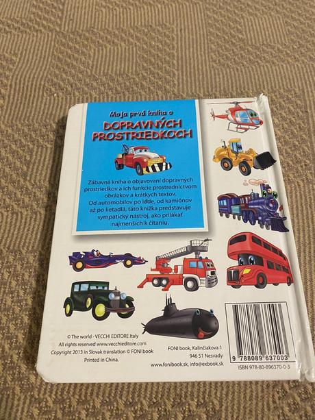 Moja prvá kniha o dopravných prostriedkoch, 