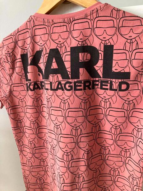 Karl lagerfeld tričko s, bavlnené,, s