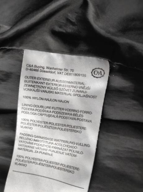 Zimná bunda, c&a,164