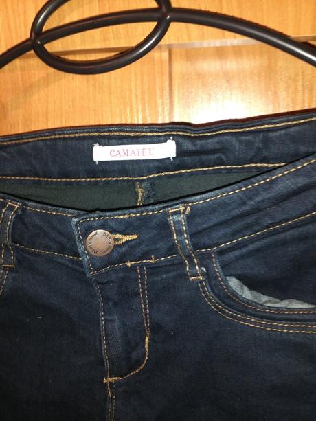 Damske tmavomodre 3/4rifle camaieu velk.38, camaieu,s