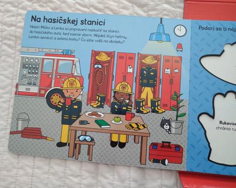 Kniha s puzzle raz zo mňa bude hasič,
