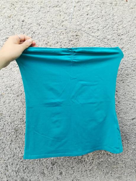 Letný top / tielko bez ramienok, amisu,m