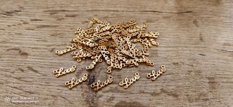 Medzikus love 20x7 mm - strieborný, zlatý,