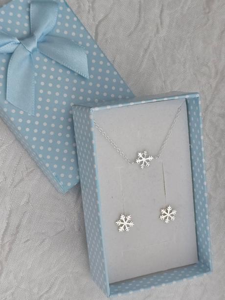 Strieborný náramok vločka, 