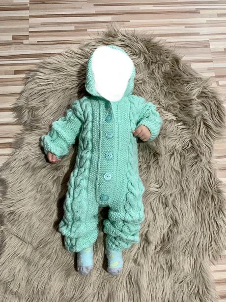 Pletený overal, 50 - 80