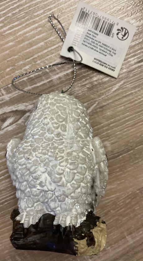 Nádherná sova dekorácia/vianoce, 