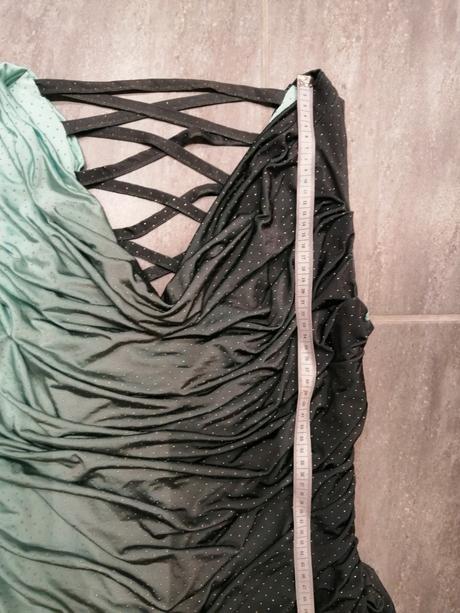 Talianske prémiové sivo zelené zaujímavé šaty v36, 36