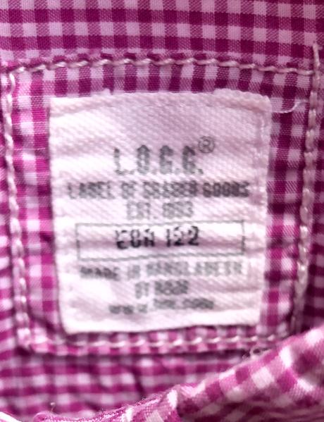 Dievč. košeľa č 122, dĺžka 47, šírka 37, rukáv 46, l.o.g.g.,122