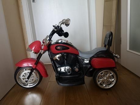 Elektrická motorka s 3 kolesami costway 6v, 