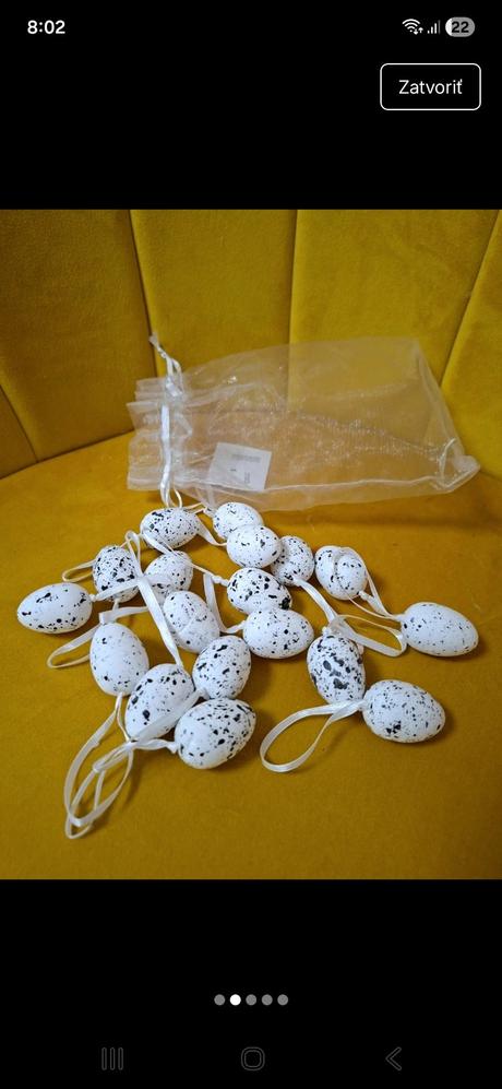 Vajicka na zavesenie, do kosicka, 