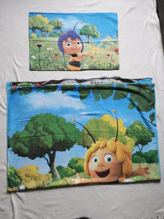 Detske postelne obliecky vcielka maja, šírka (cm): 95,dĺžka (cm): 130