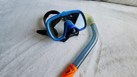 Maska na potapanie zn. aqualung + snorchel,