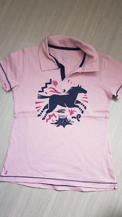 Tričko pre melú jazdkyňu, decathlon,146