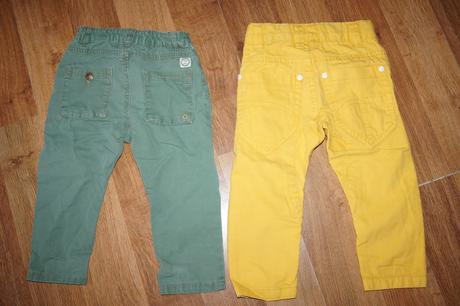 2 kusy trendy nohavíc pre fešaka-cena spolu, zara,92