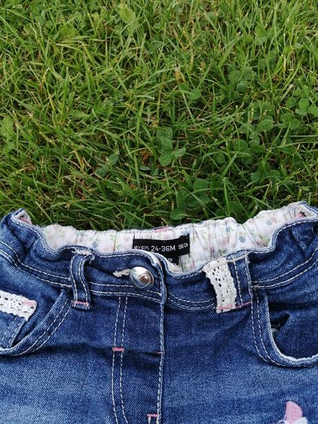 Riflove kraťase "baby girl", primark,98