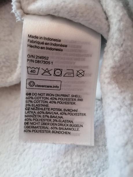 Mikina klokanka, h&m,152