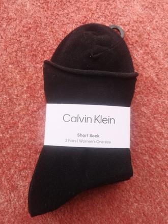 Calvin klein dámske ponožky 3 páry veľkosť 37-41, calvin klein,37 / 38 / 39 / 40 / 42