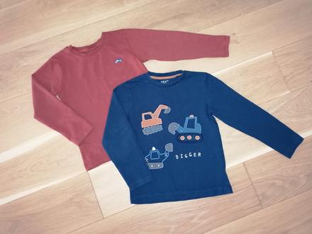 2x tričko, next,122