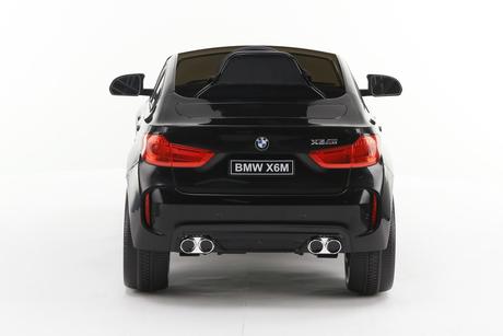 Elektrické autíčko bmw x6m new  čierne lakované, 